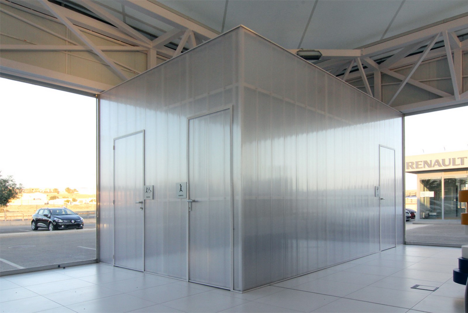 Car showroom canopy Image