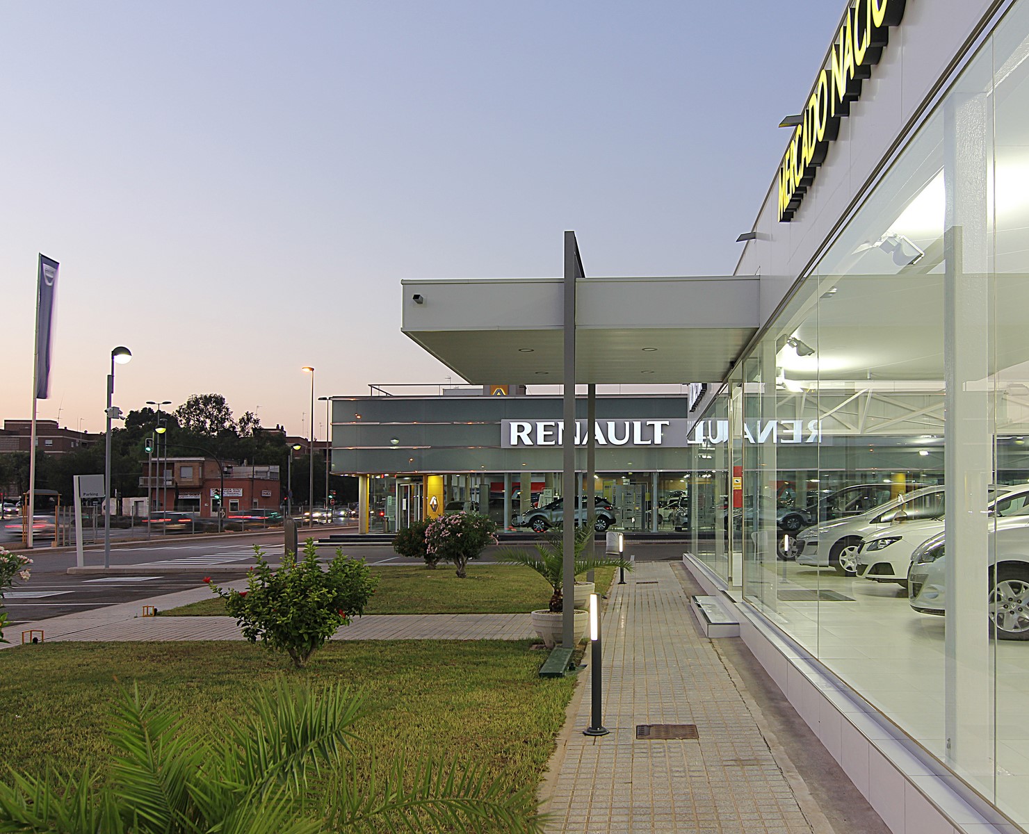 Car showroom canopy Image