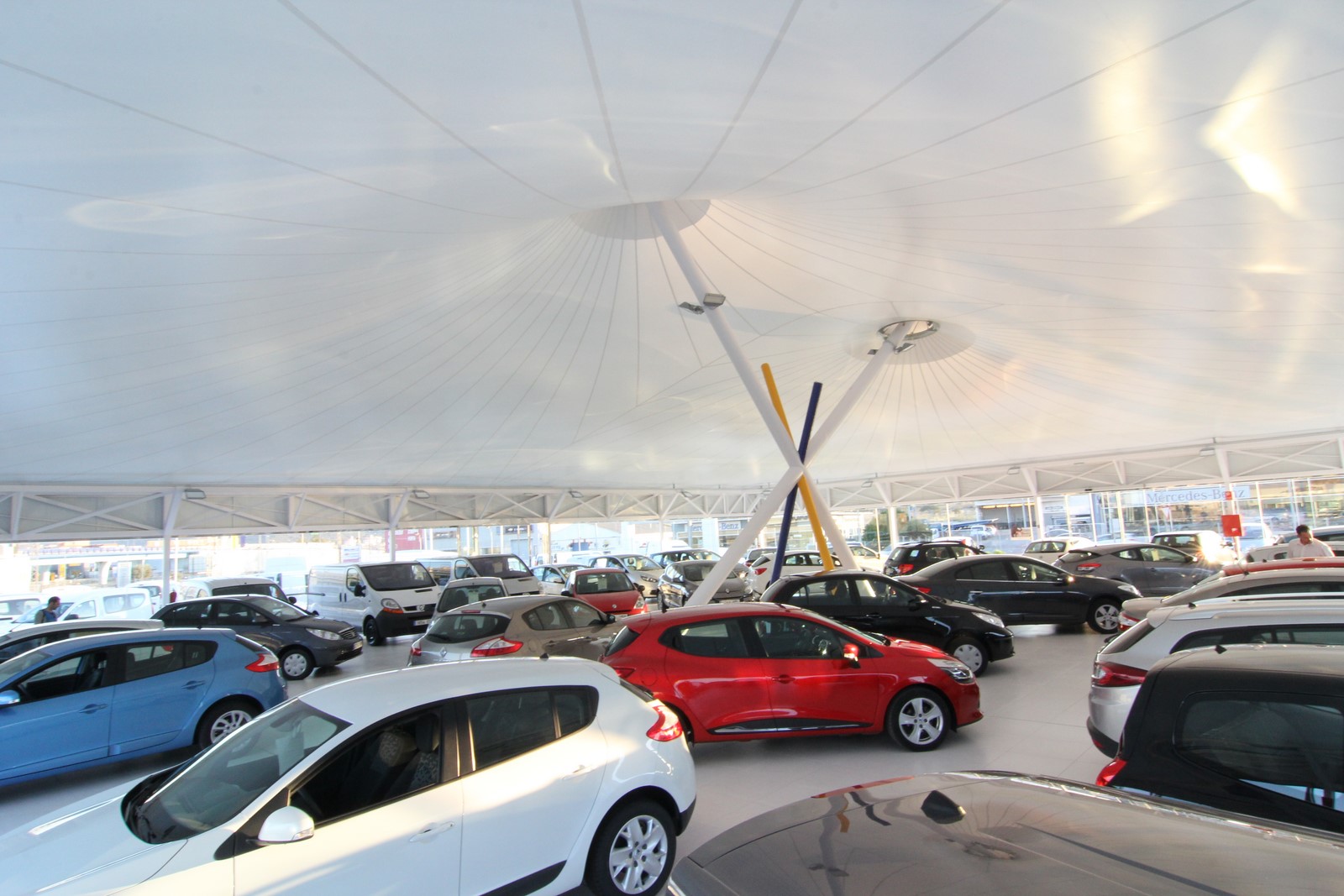 Car showroom canopy Image