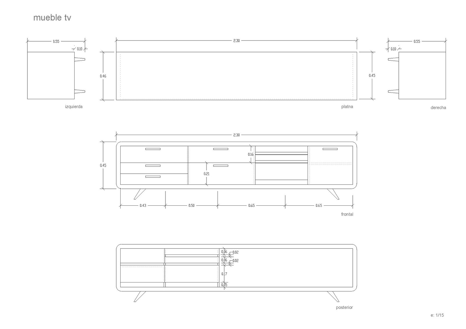 MESA PARA TELEVISOR Image