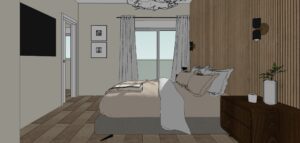 Render Reforma Santa Ana habitación.